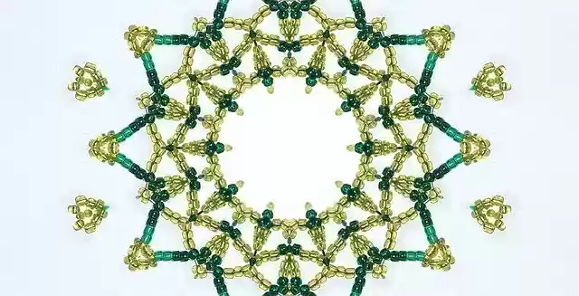 Free download Kaleidoscope Beads Beaded -  free illustration to be edited with GIMP free online image editor