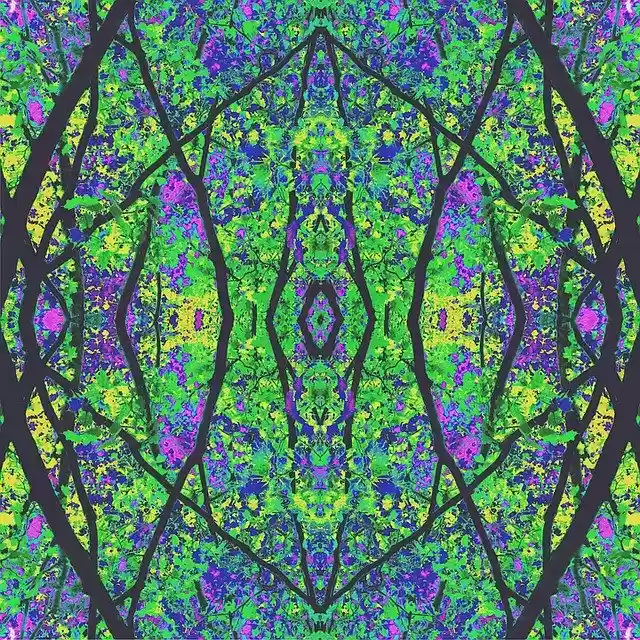 Free download Kaleidoscope Geometric -  free illustration to be edited with GIMP free online image editor