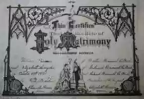 Free download Kanouse / Snyder Marriage Certificate free photo or picture to be edited with GIMP online image editor