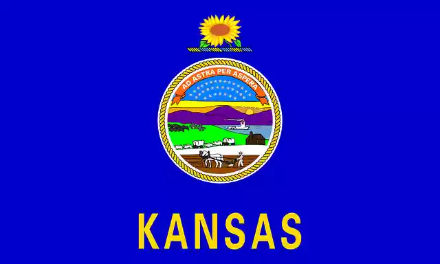 Free download Kansas Flag State - Free vector graphic on Pixabay free illustration to be edited with GIMP free online image editor