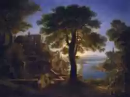 Free download Karl Friedrich Schinkel, Castle On The River free photo or picture to be edited with GIMP online image editor