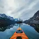 Kayaking on a Reflective Mountain Lake  screen for extension Chrome web store in OffiDocs Chromium