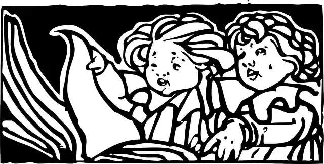 Free download Kids Reading Book - Free vector graphic on Pixabay free illustration to be edited with GIMP free online image editor