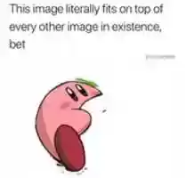 Free download Kirby Meme Template free photo or picture to be edited with GIMP online image editor