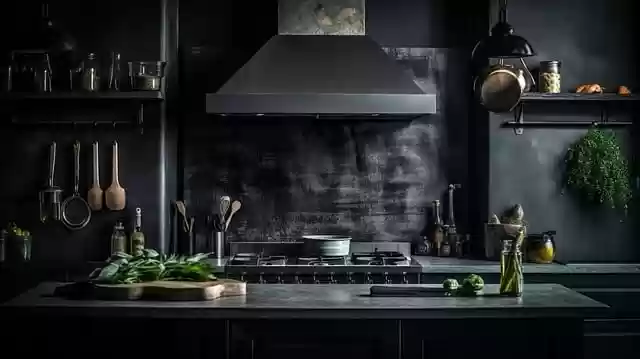 Free download kitchen cooking cooker black table free picture to be edited with GIMP free online image editor