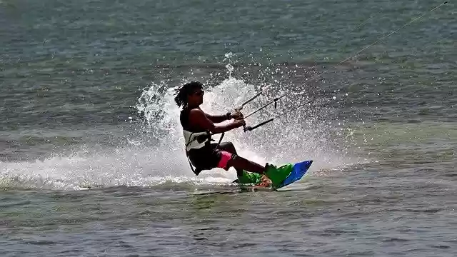 Free download Kite Water Skiing Sports -  free photo or picture to be edited with GIMP online image editor