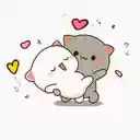 Kitty Kawaii Couple Live Wallpaper  screen for extension Chrome web store in OffiDocs Chromium
