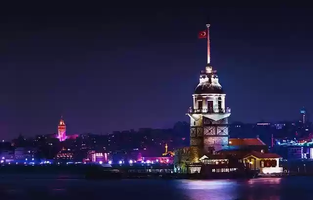 Free download Kizkulesi Istanbul City -  free photo or picture to be edited with GIMP online image editor