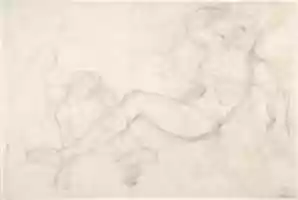 Free download Kneeling Female Nude and Two Studies of Angels free photo or picture to be edited with GIMP online image editor