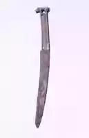 Free download Knife with a Standing Bear on the Handle free photo or picture to be edited with GIMP online image editor