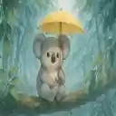 Koala Rainy Day  screen for extension Chrome web store in OffiDocs Chromium