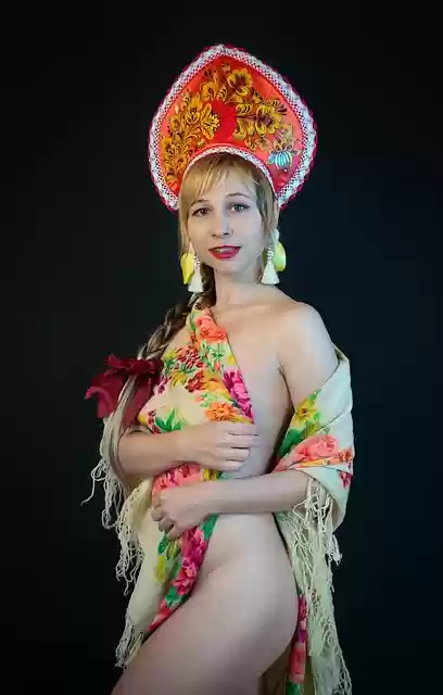 Free download kokoshnik woman russian folk style free picture to be edited with GIMP free online image editor