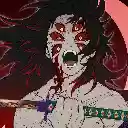 Kokushibo Kimetsu no Yaiba Upper Moon One Anime Theme  screen for extension Chrome web store in OffiDocs Chromium