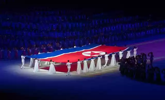 Free download Korea The National Flag Dprk -  free photo or picture to be edited with GIMP online image editor