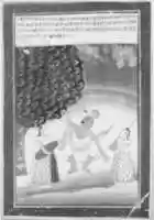 Free download Krishna Dancing with Two Attendant Female Musicians free photo or picture to be edited with GIMP online image editor