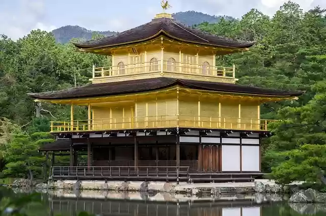 دانلود رایگان عکس معبد کیوتو بودیسم کنکاکو جی رایگان برای ویرایش با ویرایشگر تصویر آنلاین رایگان GIMP