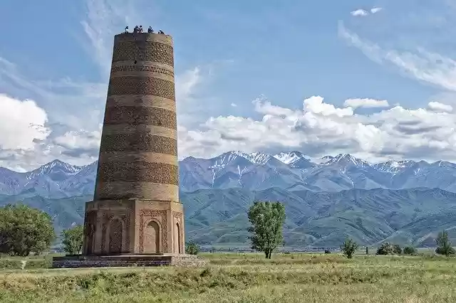 Free download Kyrgyzstan Burana Tower -  free free photo or picture to be edited with GIMP online image editor