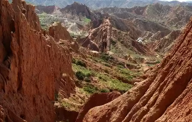 Free download Kyrgyztan Canyon Tale Red Mountain -  free photo or picture to be edited with GIMP online image editor