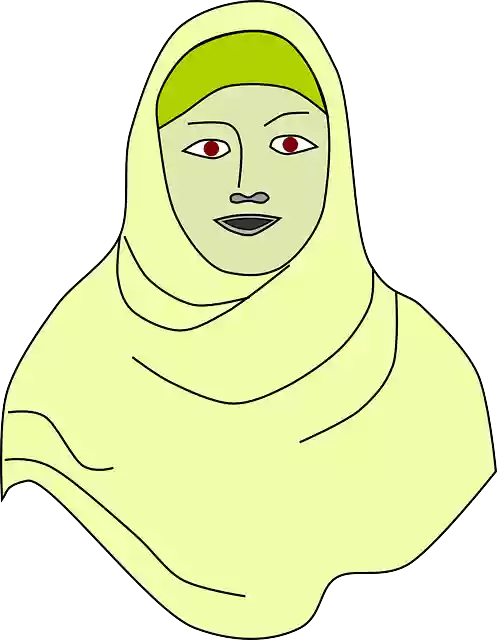 Free download Lady Female Headscarf - Free vector graphic on Pixabay free illustration to be edited with GIMP free online image editor