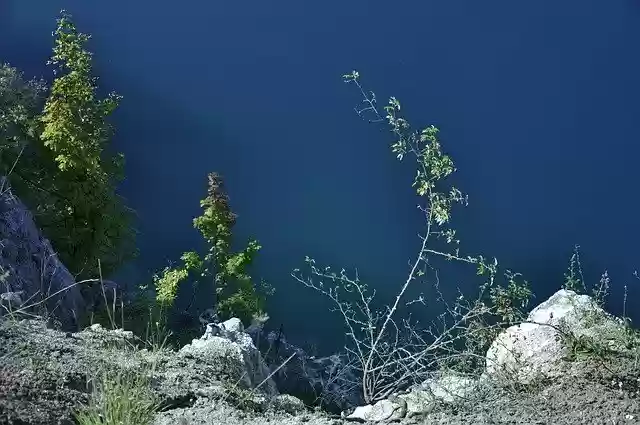 Free download Lagoon Rocks Nature -  free photo or picture to be edited with GIMP online image editor