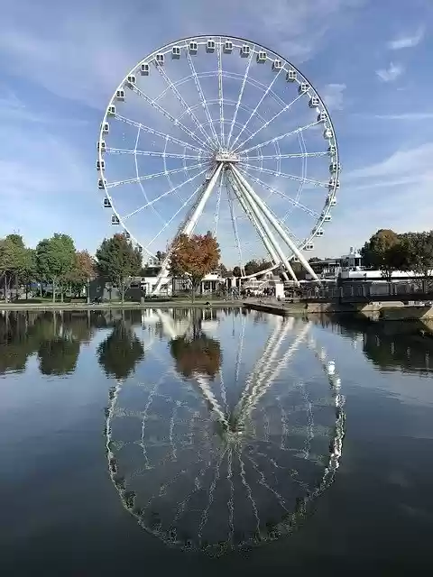 Free download La Grande Roue Ferris Wheel -  free photo or picture to be edited with GIMP online image editor