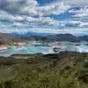 Lake and mountains  screen for extension Chrome web store in OffiDocs Chromium