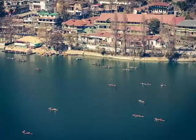 Free download lake boats city hills nainital free picture to be edited with GIMP free online image editor