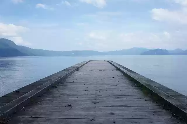 Free download Lake Bridge Water free photo template to be edited with GIMP online image editor