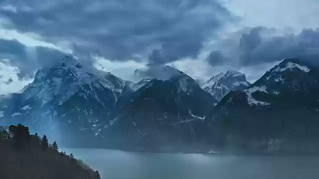 Free download Lake Lucerne Region Clouds free photo template to be edited with GIMP online image editor