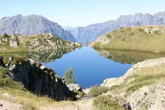 Free download Lake Mountain -  free photo or picture to be edited with GIMP online image editor