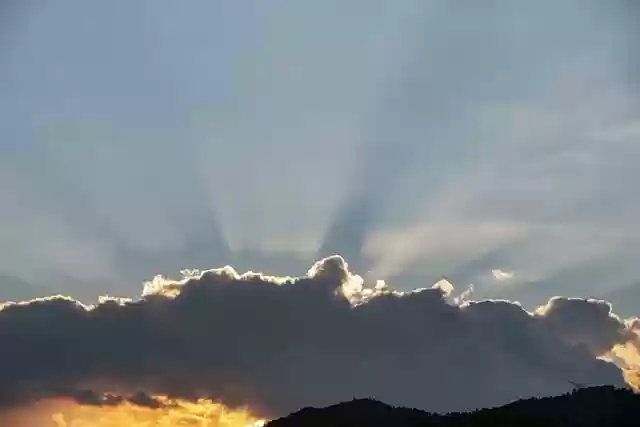 Free download landscape darling clouds sunset free picture to be edited with GIMP free online image editor