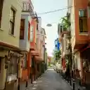 Landscape Photography of a Narrow Street  screen for extension Chrome web store in OffiDocs Chromium
