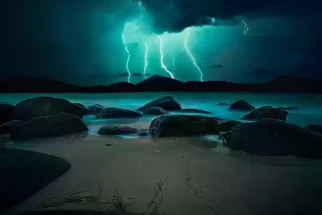 Free download landscape storm night ray darling free picture to be edited with GIMP free online image editor