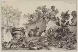 Free download Landscape with Ruins of Statues and Vases free photo or picture to be edited with GIMP online image editor