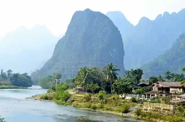 Free download Laos Luang Prabang Hill -  free photo or picture to be edited with GIMP online image editor