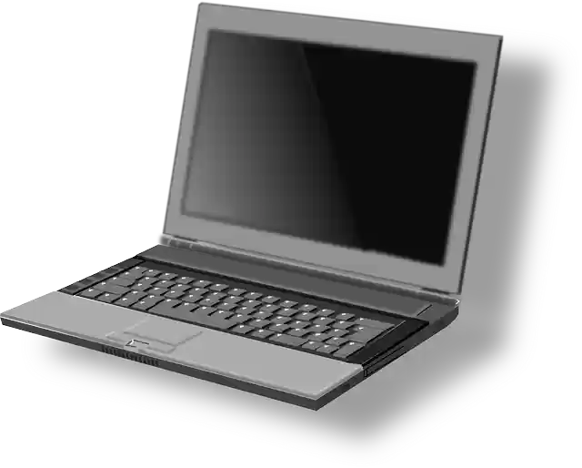 Free download Laptop Black Computer - Free vector graphic on Pixabay free illustration to be edited with GIMP free online image editor