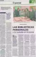 Free download Las bibliotecas personales y su custodia en Arequipa, Roxana Ortiz free photo or picture to be edited with GIMP online image editor