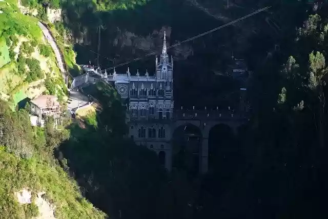Free download las lajas sanctuary sanctuary bridge free picture to be edited with GIMP free online image editor