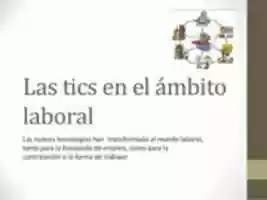 Free download Las Tics Ambito Laboral free photo or picture to be edited with GIMP online image editor