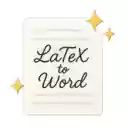 LaTeX to Word Preserve Formatting  screen for extension Chrome web store in OffiDocs Chromium