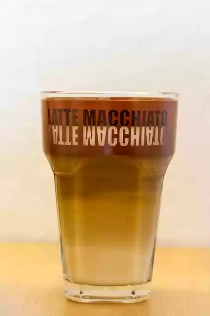 Free download latte macchiato coffee glass drink free picture to be edited with GIMP free online image editor