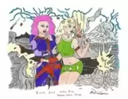 Free download Lavagirl Crossover with Wishfire free photo or picture to be edited with GIMP online image editor