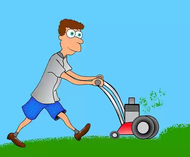Free download Lawn Mower Make Rush -  free illustration to be edited with GIMP free online image editor