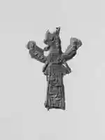 Free download Lead figure of a winged goddess, perhaps Artemis Orthia free photo or picture to be edited with GIMP online image editor