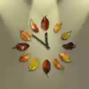 Leaf clock  screen for extension Chrome web store in OffiDocs Chromium