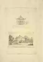 Free download Leaf from Aedes Walpolinae mounted with (a): Elevation of Back Facade of the Kings House, Richmond, Surrey and (b): Perspective View of the Entrance Front of the Kings House, Richmond, Surrey free photo or picture to be edited with GIMP online image editor
