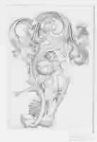 Free download Leaf-ornament with a Heron free photo or picture to be edited with GIMP online image editor