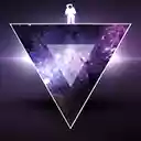 LEAFYISHERE {} Sci Fi Triangle (Astronaut) in