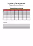 Free download Legal Charges Meeting Schedule DOC, XLS or PPT template free to be edited with LibreOffice online or OpenOffice Desktop online