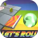 Lets Roll Game Roll through checkpoints and dodge obstacles!  screen for extension Chrome web store in OffiDocs Chromium